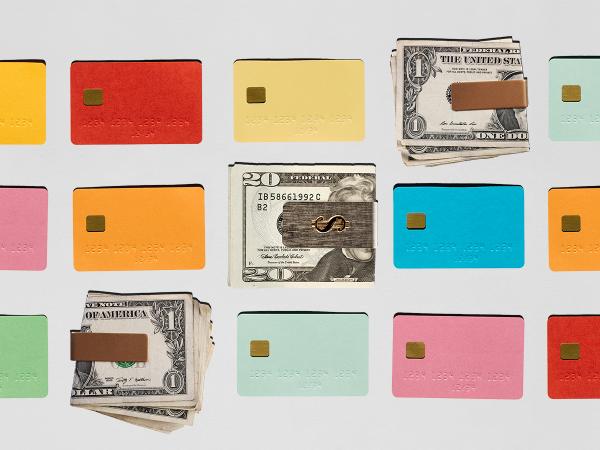 Colorful money clips